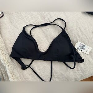 RVCA black bathing suit top - large